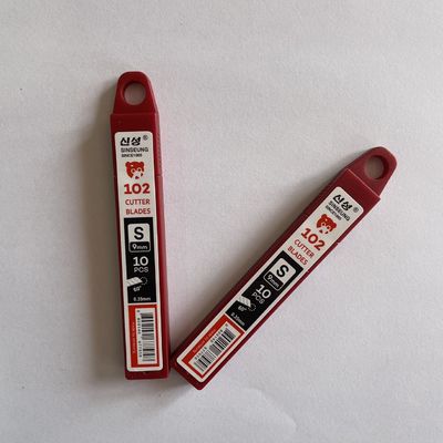Αγορά 9mm Snap Off Utility Knife Blades SK2 Ατσάλι υψηλής ανθρακούχης 60 μοίρες γωνία ηλεκτρονική κατασκευή