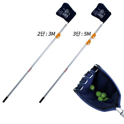 11.8ft Φρούτα Αιχμαλωτή Δέντρο Φρούτα Picker Pole με καλάθι ρυθμιζόμενο φρούτα Picker εργαλείο