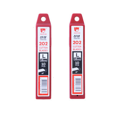 Βαρύ φορτίο Snap Off Blade Sinseung L202 18mm 20mm Ασημένιο 0,4mm πάχος