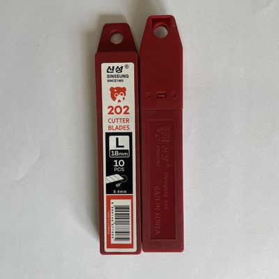 18mm 0,4mm πάχος χαλί ξυράφια ξυράφι 60 βαθμούς γωνία