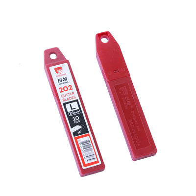 Sinseung L202 18mm Snap-Off μαχαίρι κόφτης λεπίδες χαρτόνι Ασημένιο μεγάλη λεπίδα