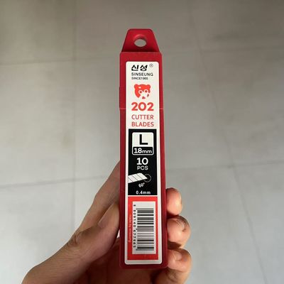 Εργασία Ερασιτέχνης Σναπ λεπίδες 18 χιλιοστά πλάτος μήκος 109 χιλιοστά 8 τμήματα