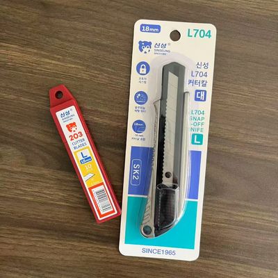 Cuchillo de seguridad resistente para el hogar, 100 mm de longitud de hoja
