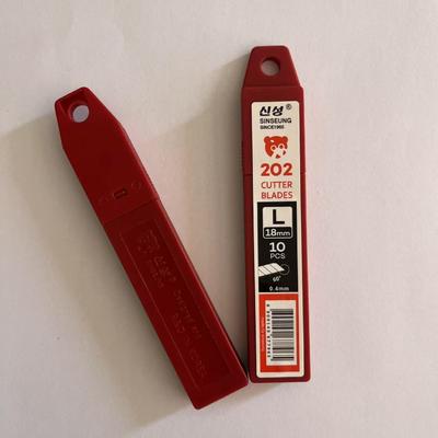 DIY Essential 18mm μαχαίρι λεπίδες 8 τμήματα υψηλού άνθρακα χάλυβα