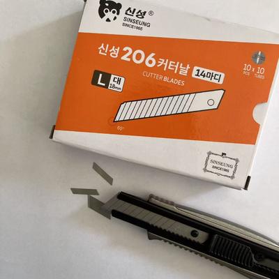 15 Τμήματα Snap Blades 18mm υψηλού άνθρακα χάλυβα για ομαλή ακριβή κοπή