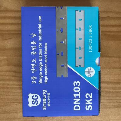 39 mm Segment Sk2 Single Edge Industrial Razor Blades Ατσάλι υψηλής ανθρακούχης
