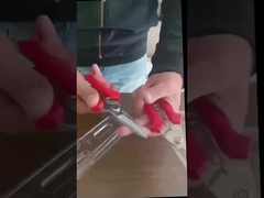 Πορτοκαλί ψαλίδια με σκληρότητα HRC 58-60 και ανθεκτικές στη σκουριά λεπίδες από χάλυβα SK5